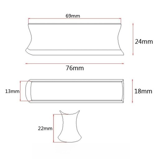 GUITAR SLIDE TOOL INSTRUMENT DO GITARY PASEK BRZMIENIOWYCH 5 SZT.
