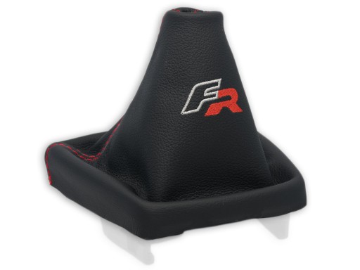 SEAT IBIZA 4 08-15 ЗВОНОК ПЕРЕКЛЮЧЕНИЯ ПЕРЕДАЧ ЧЕРНАЯ КОЖА + ВЫШИВКА FR