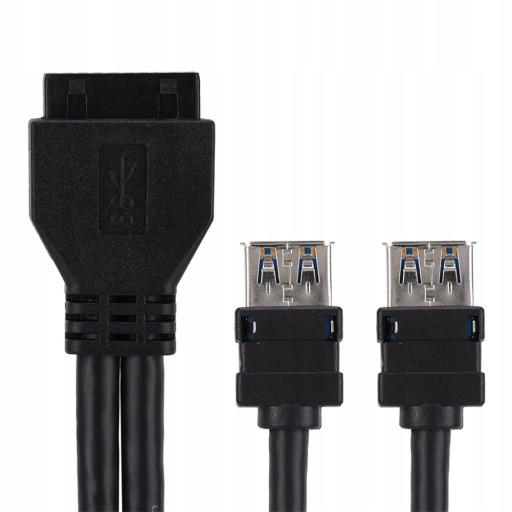 USB3.0 19/20-контактный кабель для монтажа на передней панели