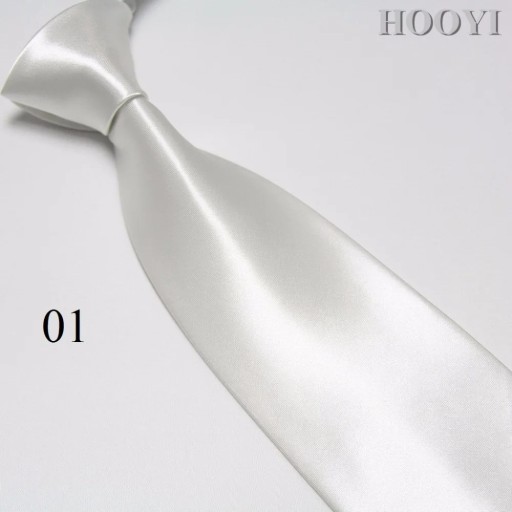 HOOYI 2019 модные однотонные мужские галстуки из желтого золота, широкий галстук