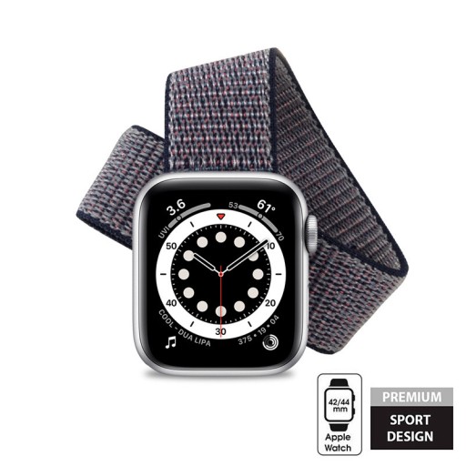Cong Nylon — спортивный ремешок для Apple Watch 42/44/45/49 мм (Midnight Blue)