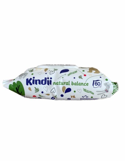 Влажные салфетки Kindii Natural Balance 60 шт.
