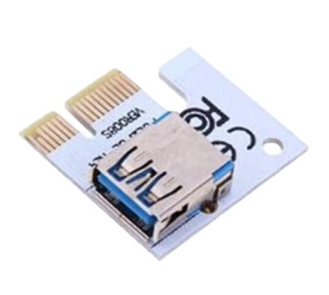 Плата с 1 разъемом PCI-E и слотом USB 3.0 Riser