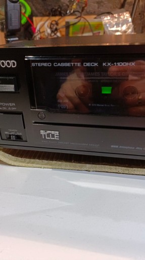 Кассетный магнитофон Kenwood KX-1100HX черный