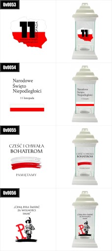 Патриотическая свеча с напечатанной на ней надписью Польша.