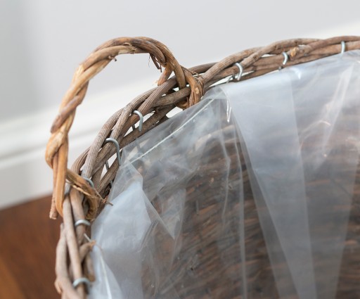 FLOWER POT BASKET плетеная корзина КОРИЧНЕВАЯ для пальм, набор из 2 шт.