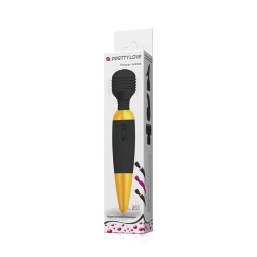 Вибратор для микрофона Power Wand, черное золото