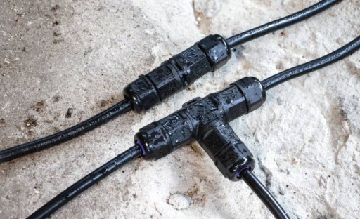 ZŁĄCZKA MUFA KABLOWA 2x1,5mm Z SZYBKOZŁĄCZKĄ WODOODPORNA IP68 MINI 400V 16A