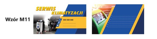 Wizytówki Motoryzacja dwustronne kreda 350g 1000szt