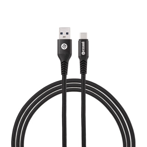Кабель USB Type C — Type A, 1,3 м, черная ПЭТ-оплетка, поколение M