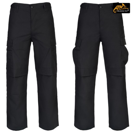 Брюки-карго HELIKON BDU Ripstop в стиле милитари ЧЕРНЫЙ ЧЕРНЫЙ L Стандартный