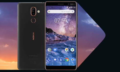 telefon Nokia 7 Plus Dual SIM biało-miedziany