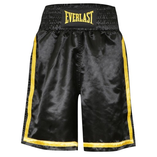 БОКСЬКИЕ ШОРТЫ EVERLAST COMP ЧЕРНЫЕ/ЗОЛОТЫЕ - L