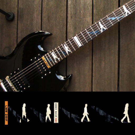 Наклейки GUITAR FRONT — Abbey Road (The BEATLES)