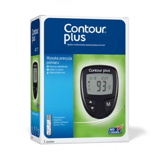 Глюкометр Contour Plus мг/дл, новый комплект, гарантия, распространение в Польше