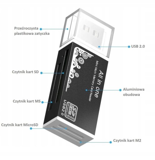 Устройство чтения карт памяти G1 USB-накопитель Micro SD SDHC SDXC MS AML PRO DUO