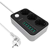 РАЗЪЕМ ПИТАНИЯ 3 РАЗЪЕМА + 6 USB-КАБЕЛЕЙ-УДЛИНИТЕЛЕЙ