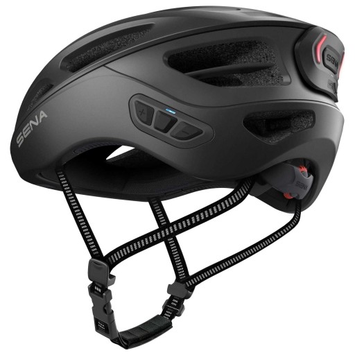 SENA KASK ROWEROWY INTERKOMEM EVO LED + DASZEKL FM