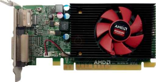 Видеокарта AMD RADEON |R5 340 2 ГБ|1x DVI|1xDisplayPort|Низкопрофильный|