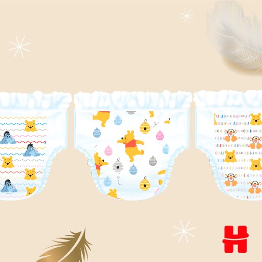 HUGGIES Pieluszki Extra Care 2 24 szt + Chusteczki nawilżane Pure 56 szt