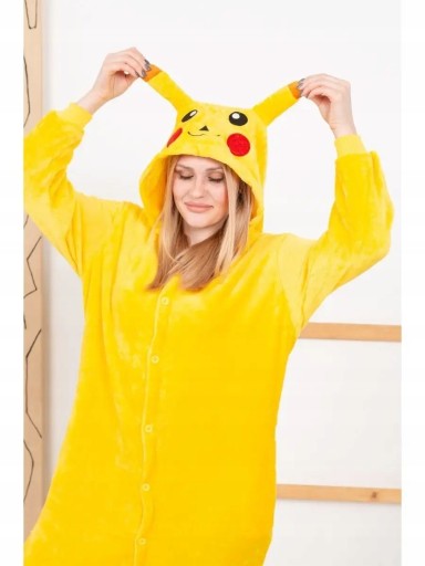 КУРТКА КИГУРУМИ КОМБИНИРОВАННАЯ ПИЖАМА PIKACHU - S