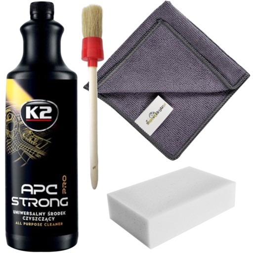 K2 PRO APC 1L MOCNY PŁYN DO MYCIA AUTA CZYSZCZENIA SAMOCHODU TAPICERKI FELG