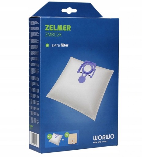 12x WORKI DO ODKURZACZA ZELMER AQUOS 1600W ZMB02K