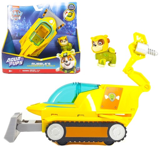 PAW PATROL AQUA PUPS РЫБКА-ЛОДКА + ФИГУРКА ЩЕТКА