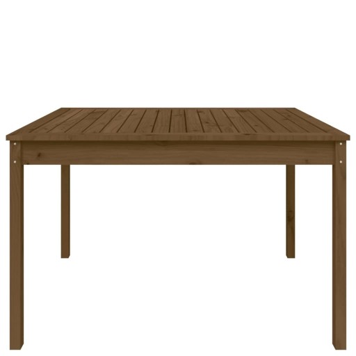 КОРИЧНЕВЫЙ САДОВЫЙ СТОЛ 121X82,5X76СМ, СОСНА