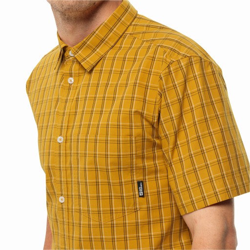 Męska koszula z krótkim rękawem Jack Wolfskin HOT SPRINGS SHIRT L