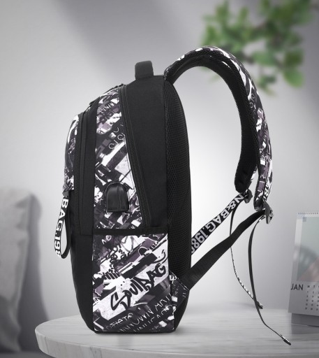 ШКОЛЬНЫЙ РЮКЗАК USB СВЕТЯЩИЙСЯ ДЛЯ МОЛОДЫХ ЛЮДЕЙ, БОЛЬШОЙ СУМКА-КАРАНДАШ А4 LA3T 6в1