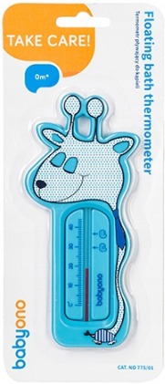 Термометр для детской ванночки Безртутный GIRAFFE Babyono синий