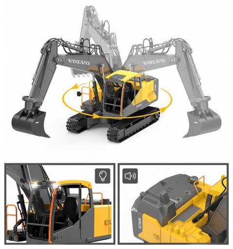 РУЧНОЙ ЭКСКАВАТОР 3в1 GRAPPER VOLVO XL