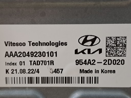 HYUNDAI I30 III 3 LIFT 22r 1.0 T-GDI КОНТРОЛЛЕР ПРИВОДА СЦЕПЛЕНИЯ