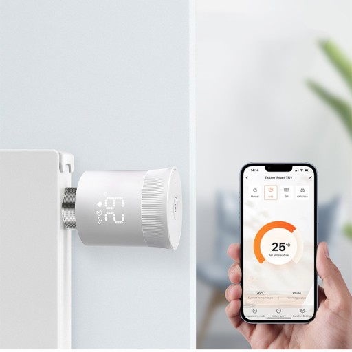 Термостат радиаторной головки Умный дом Tuya ZigBee 3.0 EU + набор аксессуаров
