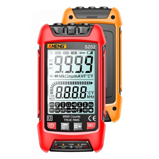ЦИФРОВОЙ МУЛЬТИМЕТР ANENG SZ02 True RMS 9999 СЧИТЫВАЕТ