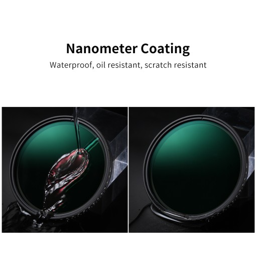 ND-фильтр 8-2000 серый 77 мм РЕГУЛИРУЕМЫЙ ФЕЙДЕР MC Nano - A K&F ND8-ND2000