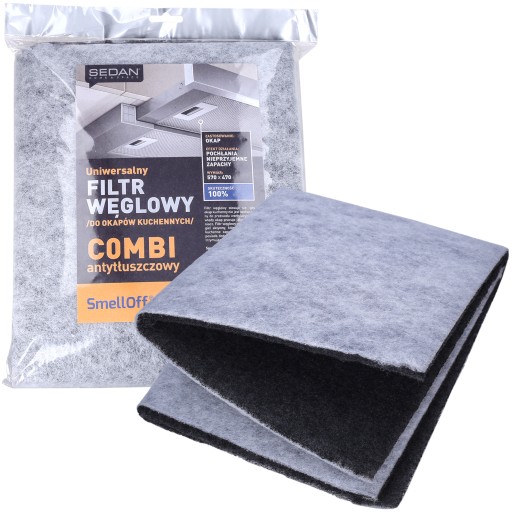 Угольный фильтр для вытяжки SmellOff Combi Super Absorbent Польский Производитель №1.