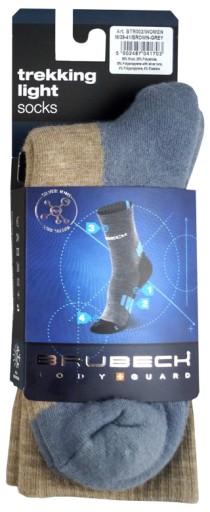 Женские треккинговые носки Brubeck из МЕРИНОСОВОЙ ШЕРСТИ