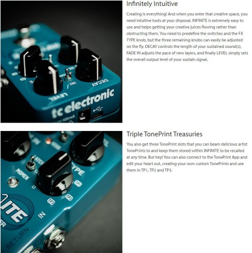 Infinite Sample Sustainer Гитарный эффект Sustainer / Freeze TC Electronic