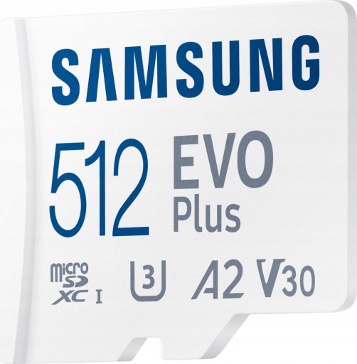 Karta pamięci micro SD SAMSUNG EVO Plus 512GB 160MB/s V30 2024