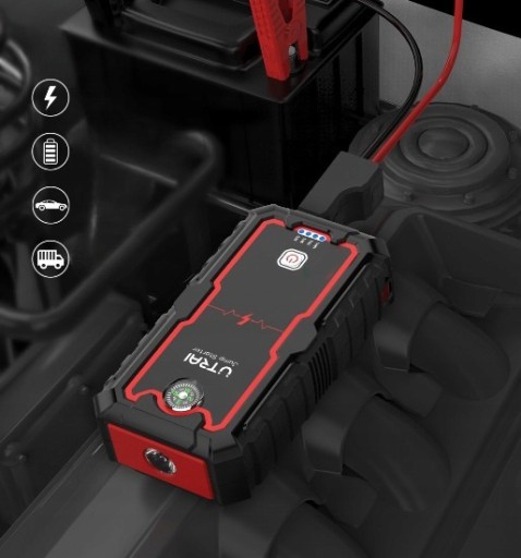 ЗАПУСК Jump Starter POWERBANK Booster 2000A UTRAI