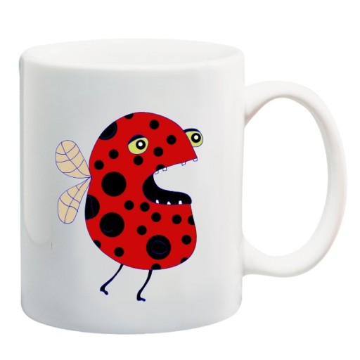 KUBEK BIEDRONKA BIEDRONKI LADYBIRD KROPKI wzory