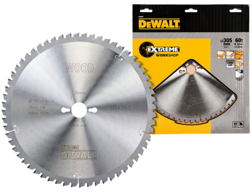 Пильное полотно по дереву DeWalt DT4260 305x30 мм 60z
