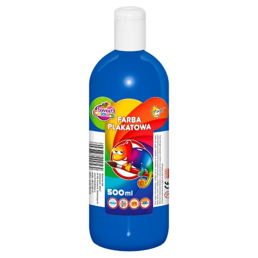 FARBA PLAKATOWA CIEMNA NIEBIESKA 500ML OTOCKI