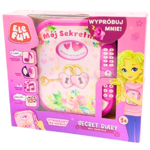 Ежедневник B5 ELEFUN Оттенки розового