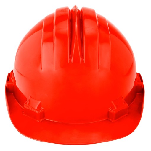 Сертифицированный защитный шлем, красный.