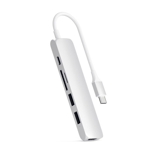 Адаптер SATECHI Slim Type-C v2 — USB HDMI USB-C 4k