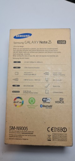 Оригинальная коробка для Samsung Galaxy Note 3 N9005