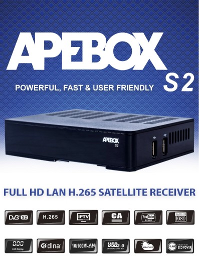 APEBOX S2 WiFi CCCAM Декодер OSCAM PL LIST + IPTV